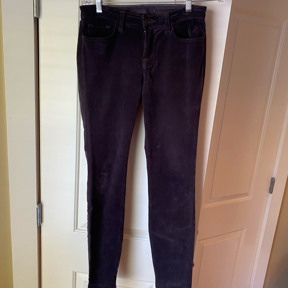J Brand skinny leg nightingal corduroy pants